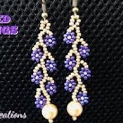 youtube Sonysree Creations Beaded Daisy Earrings
